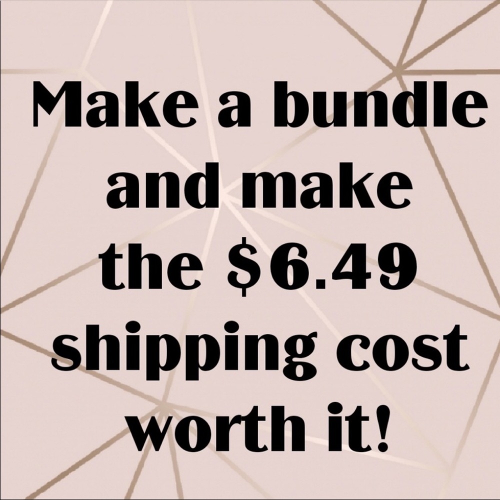 Make the shipping cost worth it! 😁